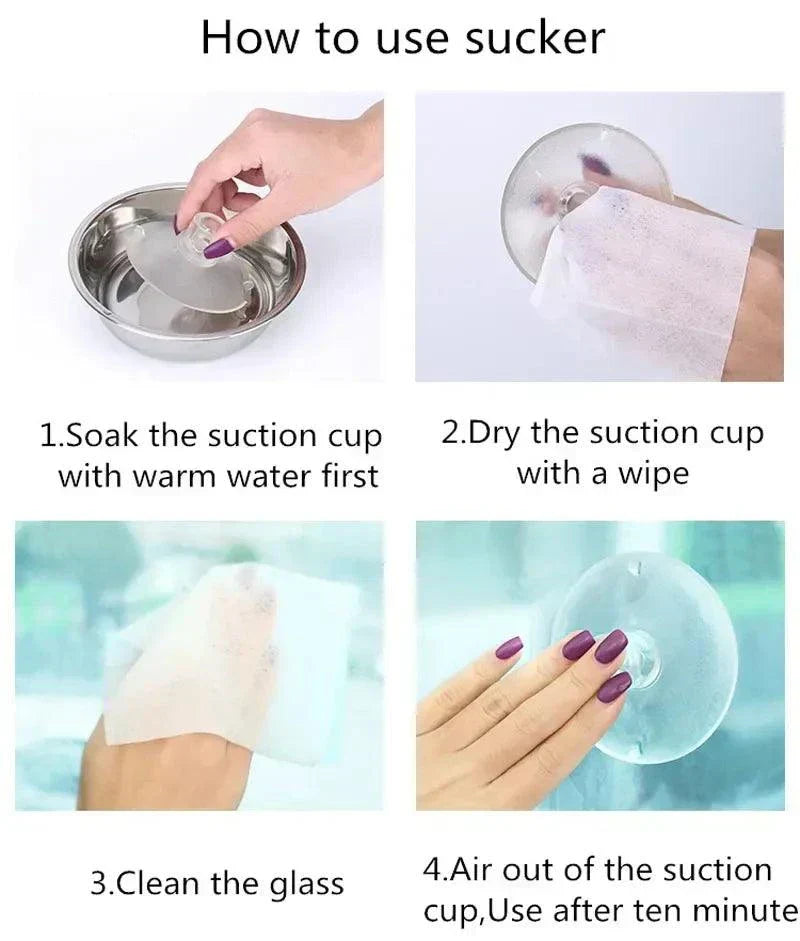 Instructions for using suction cups to install Cat Window Perch.